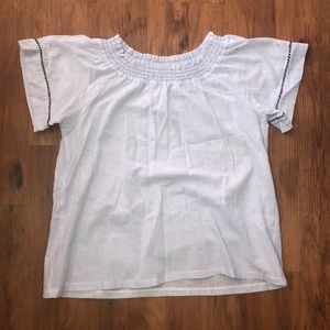 Off the shoulder blouse